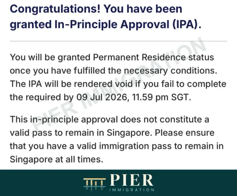 PR in-principle approval from Pier's approval collection, with personal details removed; source-file date 9 May 2026