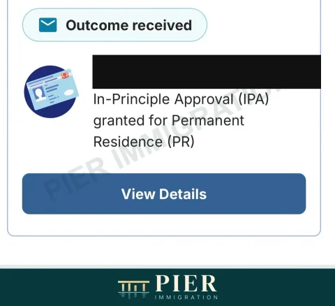 PR in-principle approval from Pier's approval collection, with personal details removed; source-file date 12 Jun 2026