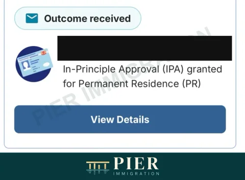 PR in-principle approval from Pier's approval collection, with personal details removed; source-file date 24 Jun 2026