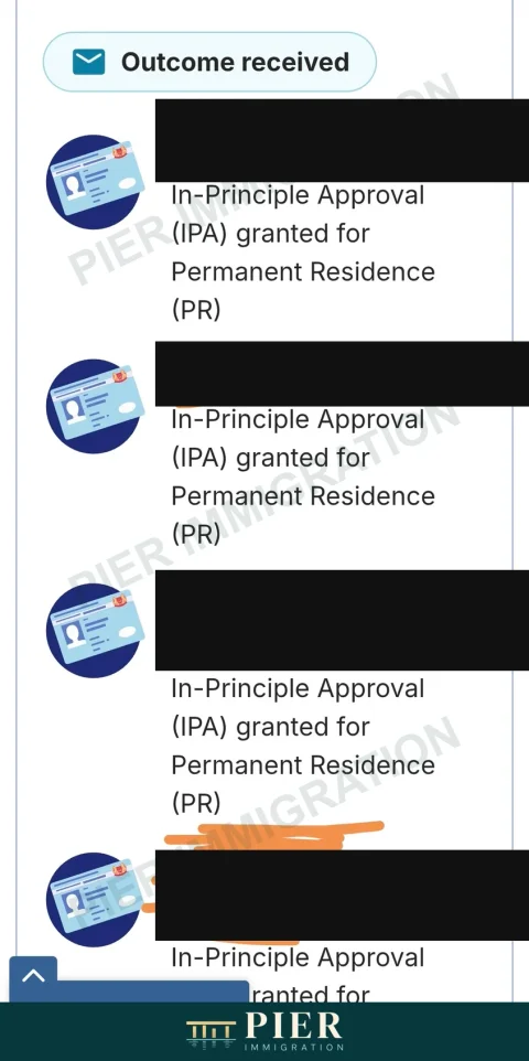 PR in-principle approval from Pier's approval collection, with personal details removed; source-file date 7 Aug 2026