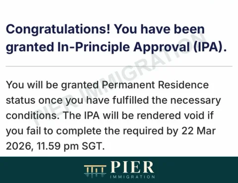 PR in-principle approval conditions from Pier's approval collection, cropped for privacy